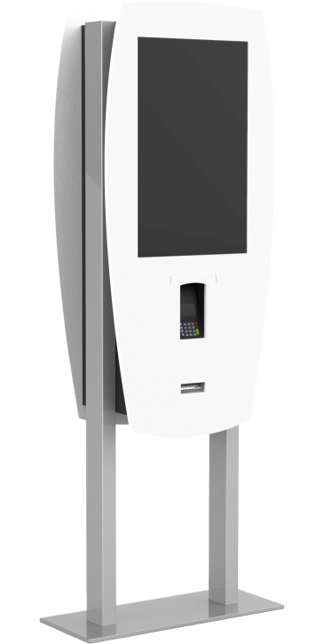 Double-sided kiosk